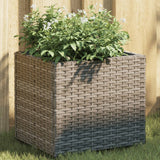 Vidaxl Planning Box 36x30x32 cm Poly rattan Grey