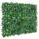 Vidaxl hek met kunstheester 24 st 40x60 cm groen