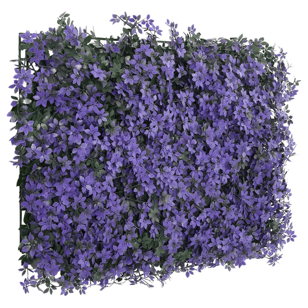 Vidaxl Gate avec feuilles artificielles 6 pcs 40x60 cm violet