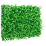 Vidaxxl-Zaun mit künstlichem Farnblatt 6 Stück 40x60 cm grün