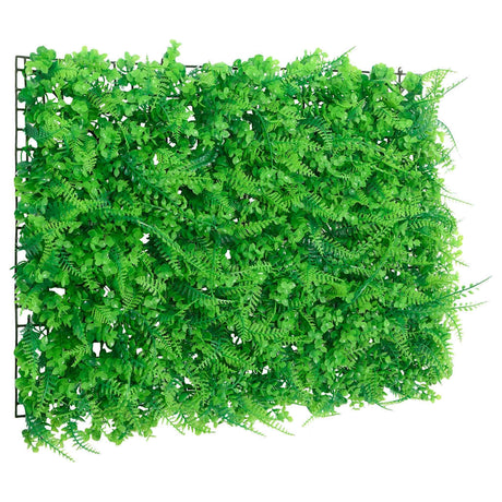 Vidaxxl-Zaun mit künstlichem Farnblatt 6 Stück 40x60 cm grün