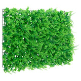Vidaxxl-Zaun mit künstlichem Farnblatt 24 Stück 40x60 cm grün