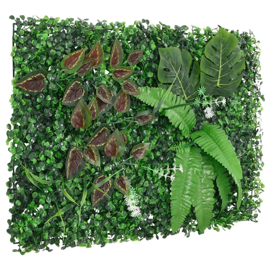 Vidaxl cerca con plantas artificiales 6 st 40x60 cm verde