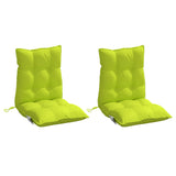 Vidaxl stolputer 2 stk korsrygg Oxford Stoff Bright Green