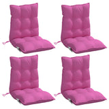 VidaXL Chair cushions 4 pcs Low Rug Oxford Fabric Pink