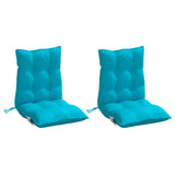 Vidaxl Chair cushions 2 st low back oxford fabric turquoise