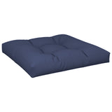 Coussin de palette vidaxl 80x80x12 cm tissu bleu marin