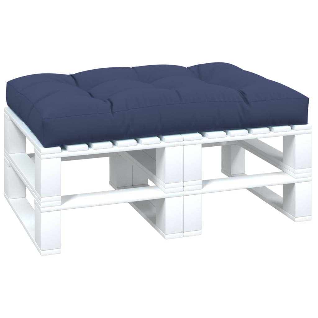 VidaXL Palettenkissen 120x80x12 cm Stoff Marineblau