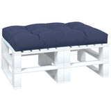 VidaXL Palettenkissen 120x80x12 cm Stoff Marineblau
