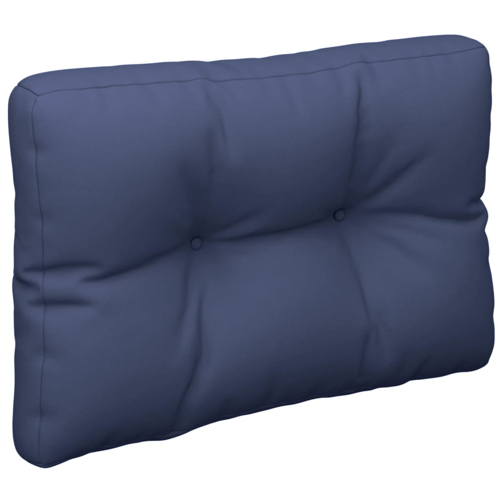 VidaXL Palettenkissen 50x40x12 cm Stoff Marineblau