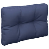 VidaXL Palettenkissen 60x40x12 cm Stoff Marineblau
