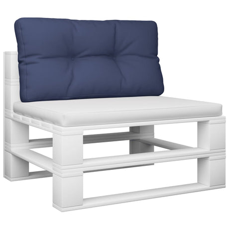 Vidaxx Palettenkissen 80x40x12 cm Stoff Marineblau