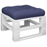 Vidaxl Pallet Cushion 60x61.5x10 cm Tyg Marine Blue