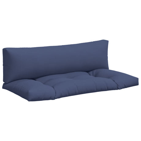 VidaXL Palettenkissen 2 Stück Oxford-Stoff Marineblau