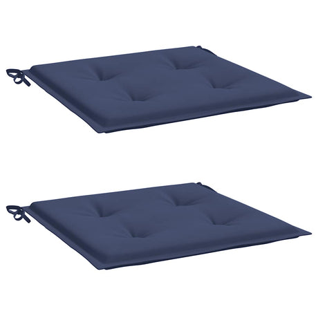 Vidaxx Palettenkissen 2 Stück 40x40x4 cm Oxford-Stoff Marineblau