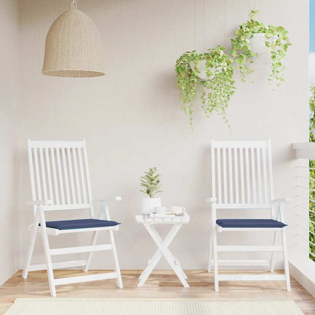 Vidaxx Palettenkissen 2 Stück 40x40x4 cm Oxford-Stoff Marineblau