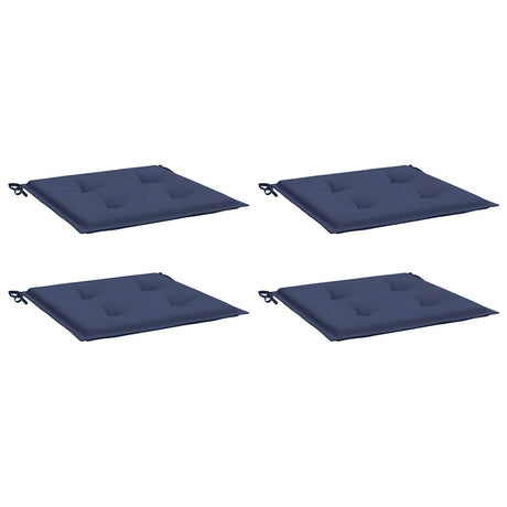 VidaXL Palettenkissen 4 Stück 40x40x4 cm Oxford-Stoff Marineblau