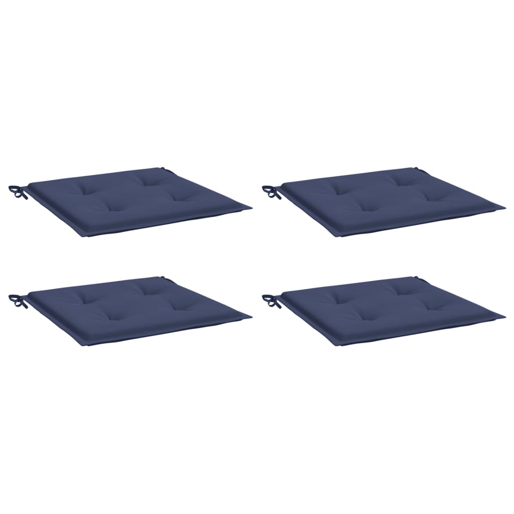 BIDAXL PALLET CUDIONS 4 st 40x40x3 cm Oxford Fabric Marine Blue