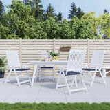 VidaXL Palettenkissen 4 Stück 40x40x4 cm Oxford-Stoff Marineblau