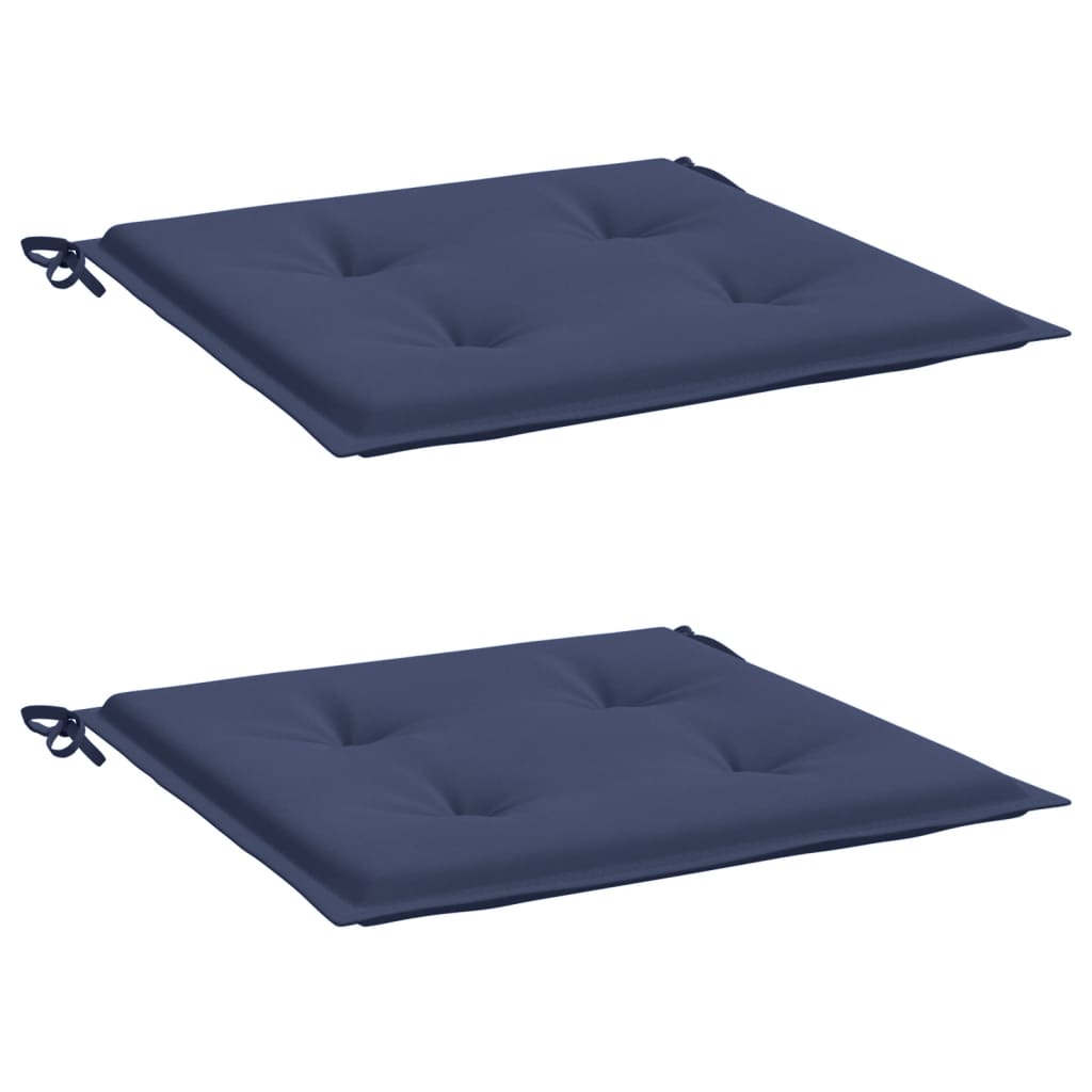 BIDAXL PALLET CUDIONS 2 ST 50X50X3 CM Oxford Fabric Marine Blue