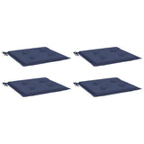 Vidaxx Palettenkissen 4 Stück 50x50x4 cm Oxford-Stoff Marineblau