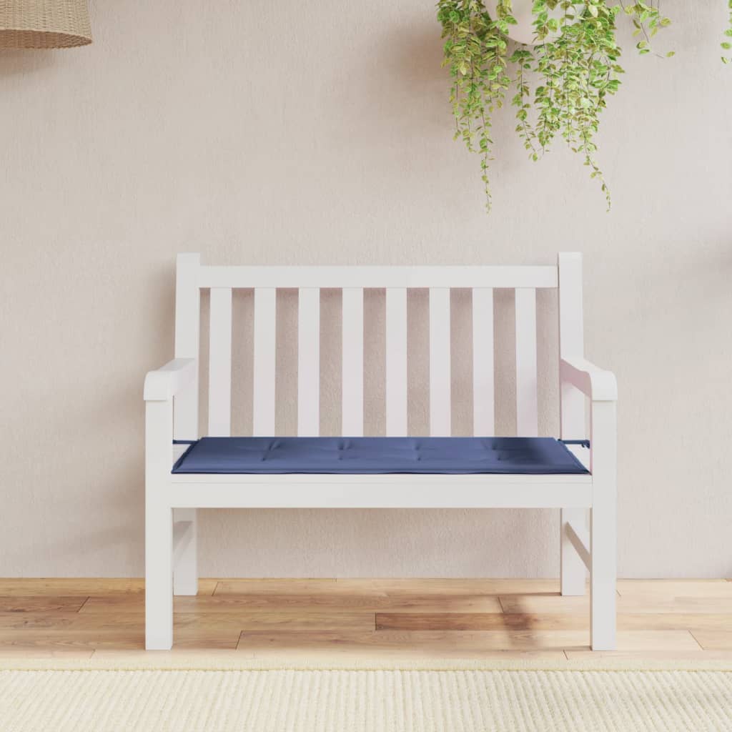 Vidaxl Garden Bench polštář 100x50x3 cm Oxford Fabric Marine Blue