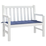 VIDAXL Garden Bench blazina 120x50x3 cm Oxford tkanina morska modra