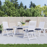 Vidaxx Stuhlkissen 4 Stück 50x50x7 cm Oxford-Stoff Marineblau