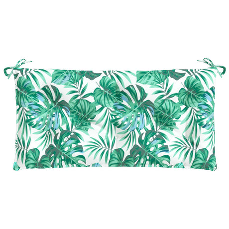 Vidaxx Gartenbankauflage 100x50x7 cm Oxford-Stoff mit Blattmuster
