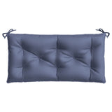 Vidaxl jardin banc coussin 100x50x7 cm oxford tissu marin bleu