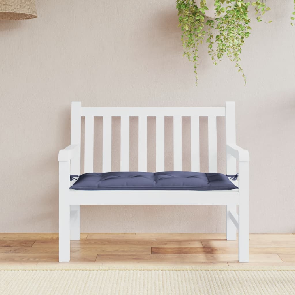 Vidaxl Garden bench cushion 100x50x7 cm Oxford fabric marine blue