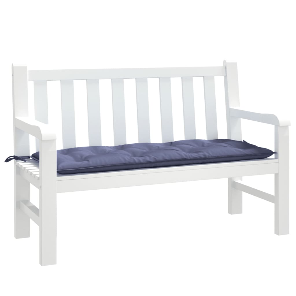 Vidaxx Gartenbankauflage 120x50x7 cm Oxford-Stoff Marineblau