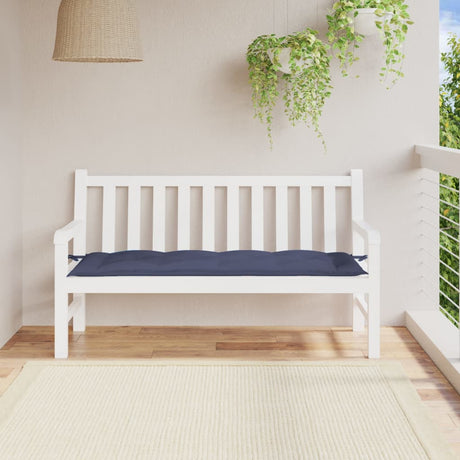 Vidaxx Gartenbankauflage 150x50x7 cm Oxford-Stoff Marineblau