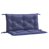 Vidaxl Garden Bench Cushions 2 St 100x50x7 cm tessuto oxford blu marino