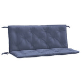 Vidaxx Gartenbankauflagen 2 Stück 120x50x7 cm Oxford-Stoff Marineblau