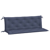 Vidaxl Garden Bench Puter 2 St 150x50x7 cm Oxford Fabric Marine Blue