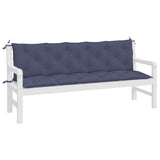 Vidaxx Gartenbankauflagen 2 Stück 180x50x7 cm Oxford-Stoff Marineblau