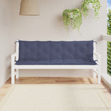 VIDAXL Garden Bench blazine 2 St 180x50x7 cm Oxford tkanina morska modra