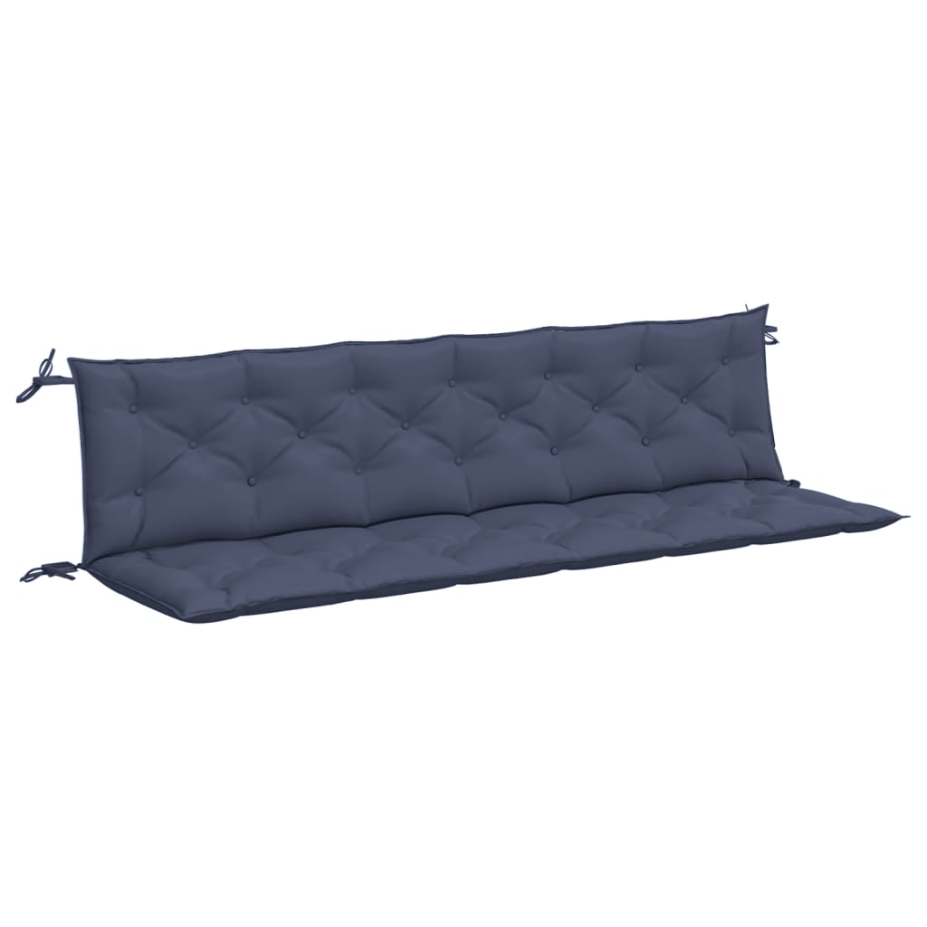 Vidaxx Gartenbankauflagen 2 Stück 200x50x7 cm Oxford-Stoff Marineblau