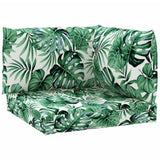 Vidaxl Pallet cushions 3 ST Leaf pattern Oxford Fabric