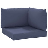 VidaXL Palettenkissen 3 Stück Oxford-Stoff Marineblau