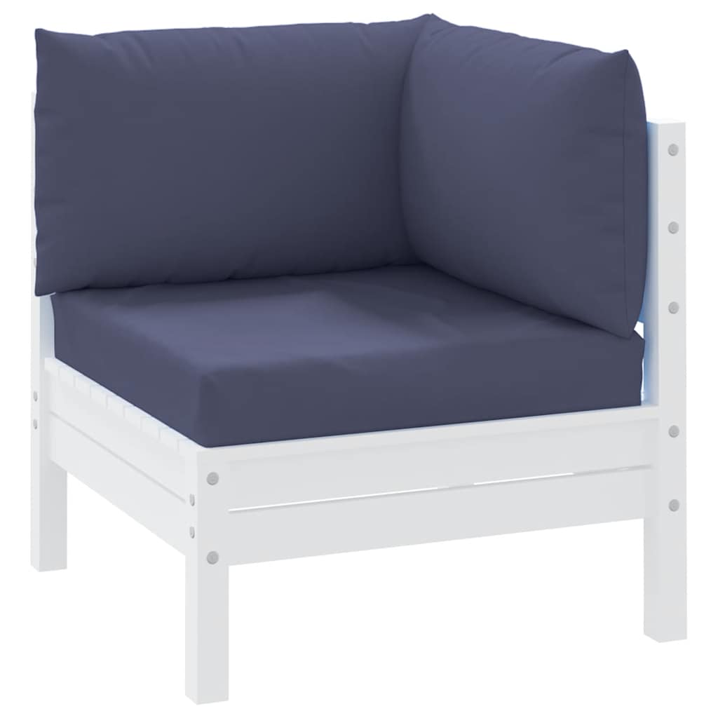 VidaXL Palettenkissen 3 Stück Oxford-Stoff Marineblau