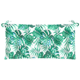 Vidaxl Garden Bench polštář 110x50x7 cm Oxford Fabric list vzorec