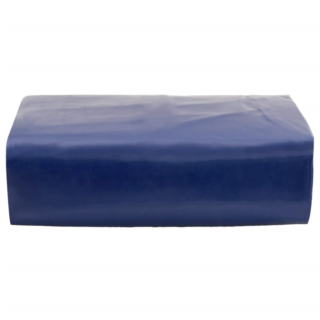 Vidaxl dekzeil 650 g m² 4x8 m blauw