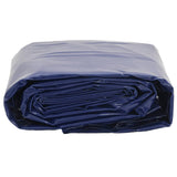 Vidaxl dekzeil 650 g m² 1,5x10 m blauw