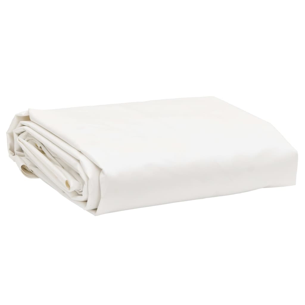 Vidaxl Plane 650 g m² ø 3 m weiß