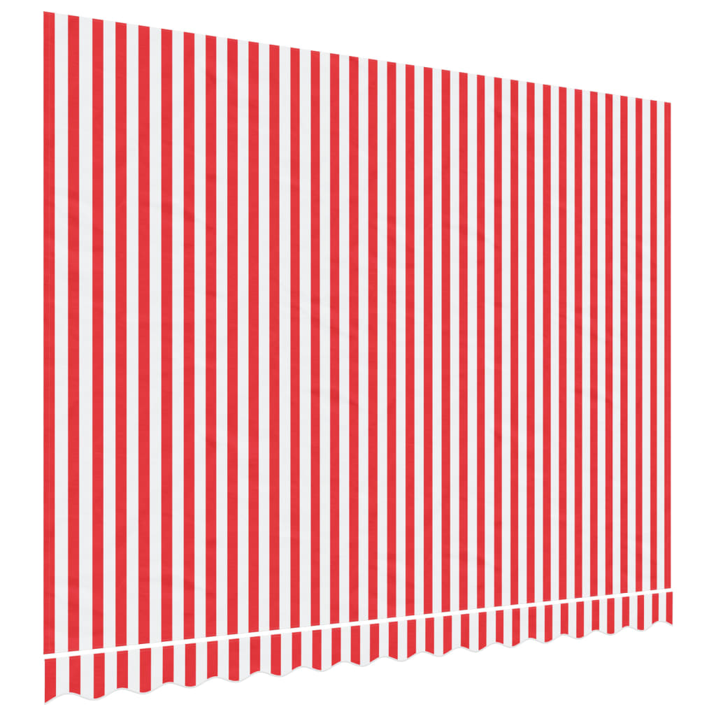 Vidaxl erstatningsklut for Luifel Striped 3,5x2,5 m rød og hvit