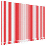 Vidaxx Ersatztuch für Markise gestreift 4,5x3 m rot-weiß