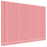 VidaXL Replacement cloth for Luifel Striped 4.5x3 m Red and White