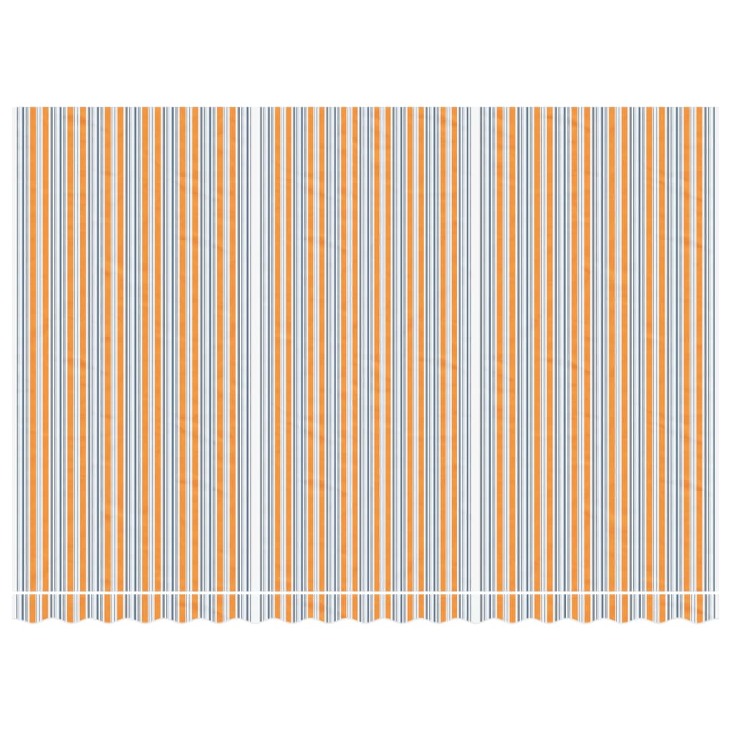 Vidaxl udskiftning klud til baldakin stribet 4,5x3 m multicolours